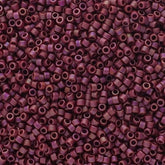 Delica 11/0 RD #2308 Frosted Glazed Rainbow Pink Rosewood Matte 5.2g Vial